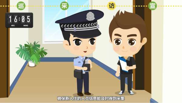 (图4)认真的录入采集租户工作现场动画片